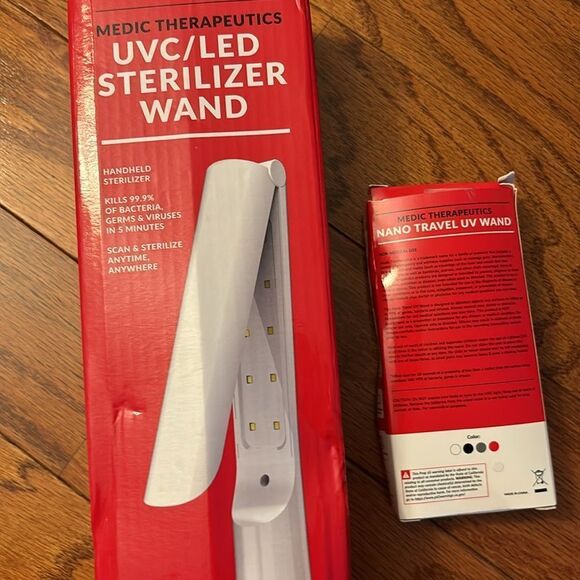 Medic therapeutics: UVC/LED sterilizer wand and travel UV wand. - Picture 3 of 4